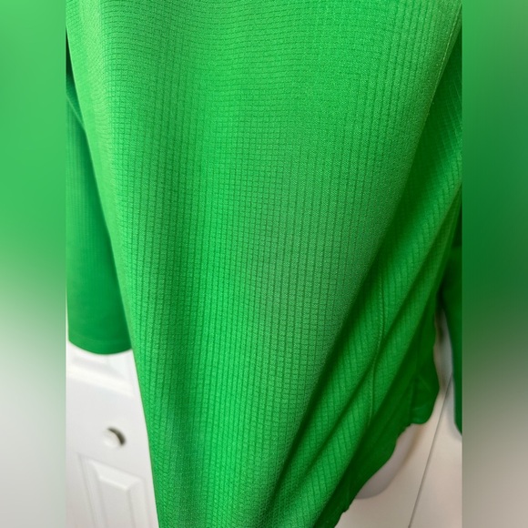 BERMUDA SANDS Green Golf Wick Away Technology Performance Jacket 1/4 Quarter Zip - Picture 4 of 12